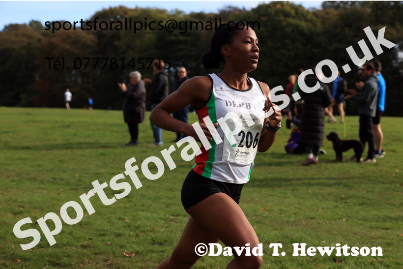 Senior Womens 2026 Northern Cross Country Relays, Graves Park, Sheffield. Photo: David T. Hewitson/Sports for All Pics